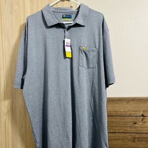 Jack Nicklaus Heather Gray Polo Shirt XXL. NEW